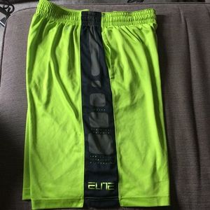 Lime Green Nike Dri Fit Basketball Shorts